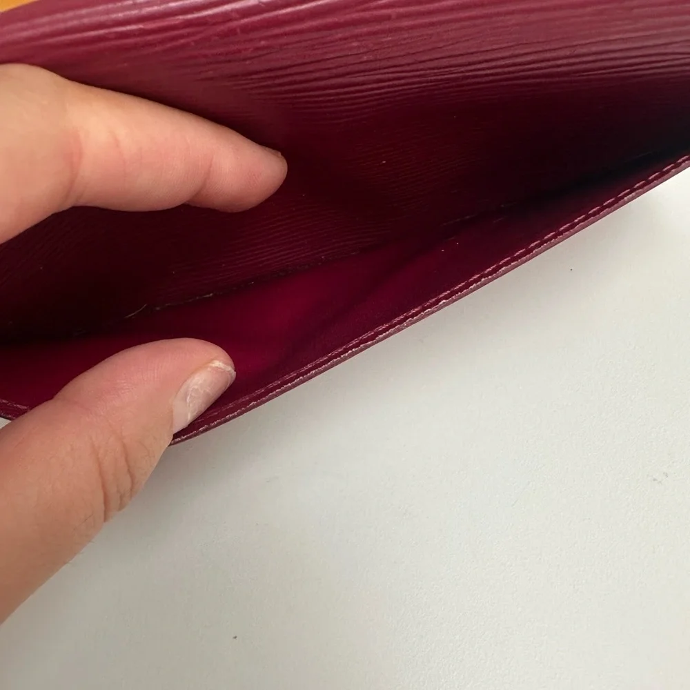 Louis Vuitton Red Epi Leather Wallet - Picture 10 of 16
